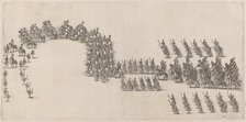 A Procession of Sixty Cavaliers and Torch Bearers, 1652. Creator: Stefano della Bella.