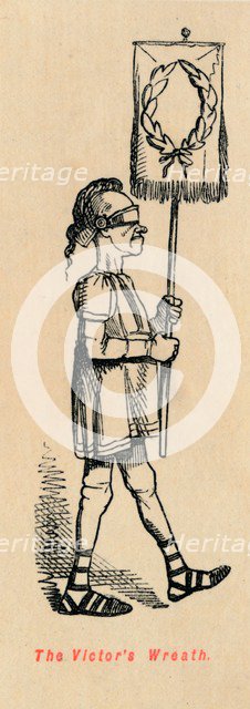 'The Victor's Wreath', 1852. Artist: John Leech.