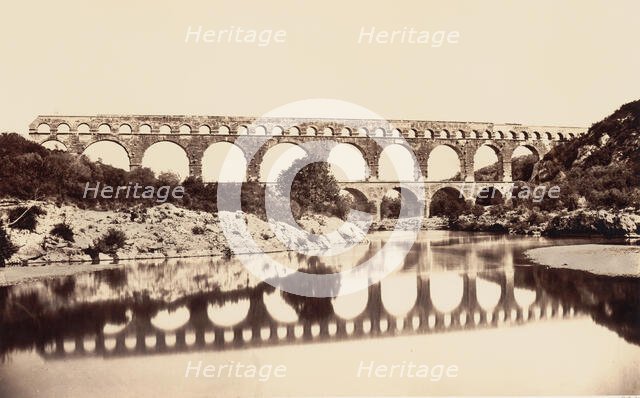 Pont du Gard, ca. 1861. Creator: Edouard Baldus.