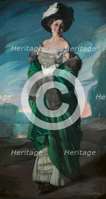 Portrait of Madeleine Picard, 1909. Creator: Zuloaga y Zabaleto, Ignacio (1870-1945).