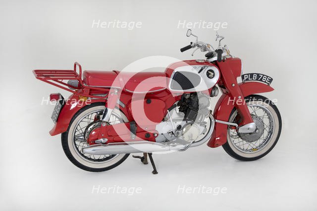 1967 Honda C77 motorcycle. Creator: Unknown.