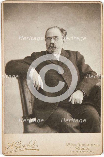 Portrait of Émile Zola (1840-1902), ca 1895-1900.
