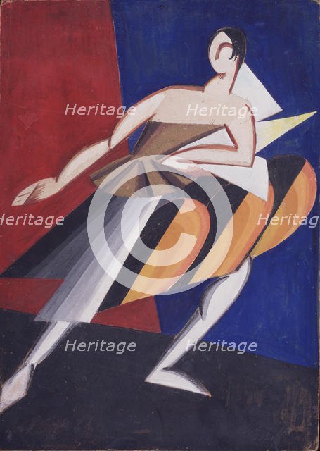 Costume design, 1920. Artist: Exter, Alexandra Alexandrovna (1882-1949)