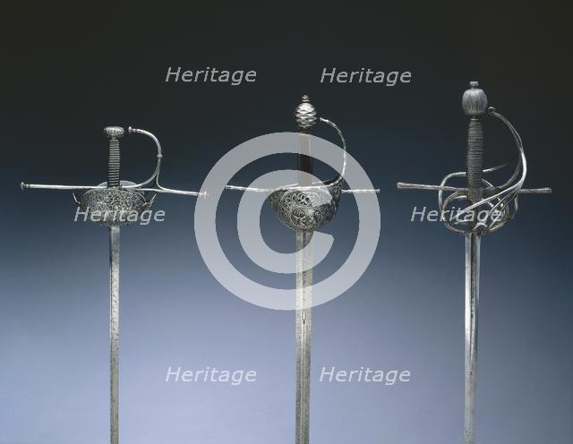 Cup-Hilted Rapier, c.1610- 30. Creator: Unknown.