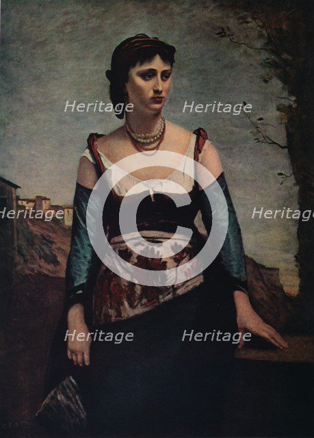 'Agostina', 1866. Artist: Jean-Baptiste-Camille Corot.