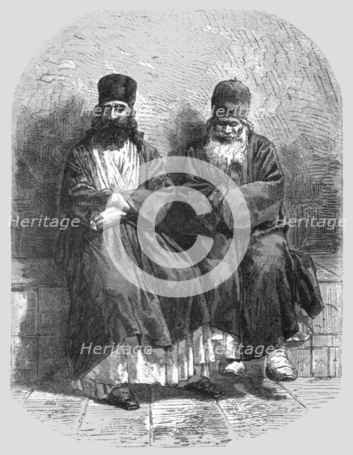 ''Armenian Monks, at Etchmiadzin; The Caucasus', 1875. Creator: Unknown.