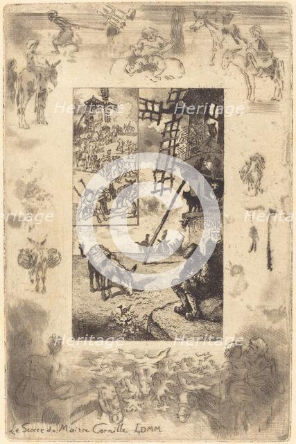 Le Secret du Mâitre Cornille (The Secret of Master Cornille), c. 1885. Creator: Felix Hilaire Buhot.