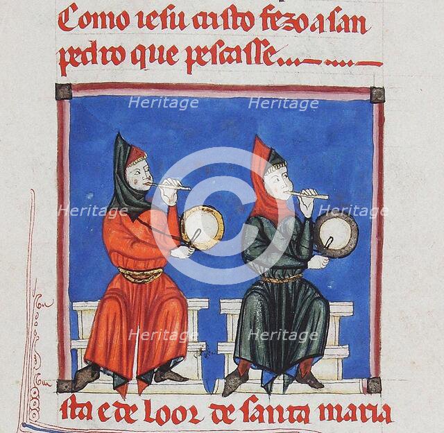 Illustration from the codex of the Cantigas de Santa Maria, c. 1280. Creator: Anonymous.