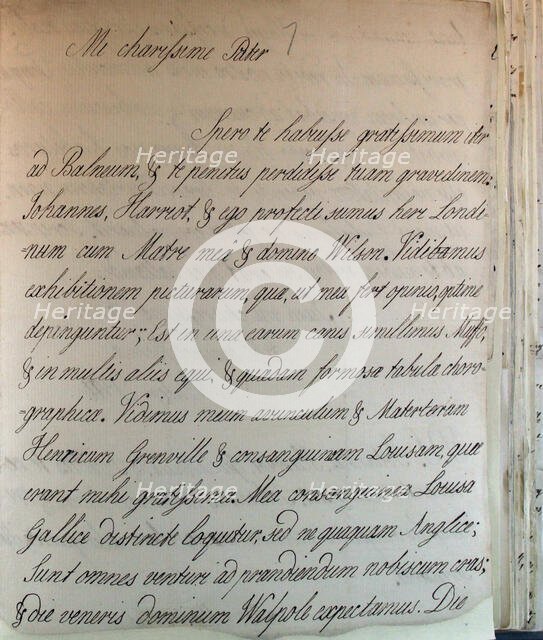 Letter from Hester Pitt, between 1766 and 1770. Creator: Hester Stanhope.