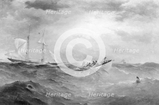 Mrs Chandler. 'Golden Fleece' RYS painting. Creator: Kirk & Sons of Cowes.