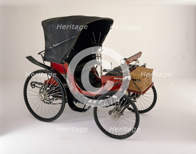 An 1894 Peugeot 3.5hp. Artist: Unknown