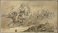 Cavalry Going Into Battle, 1813. Creator: James Stuart.