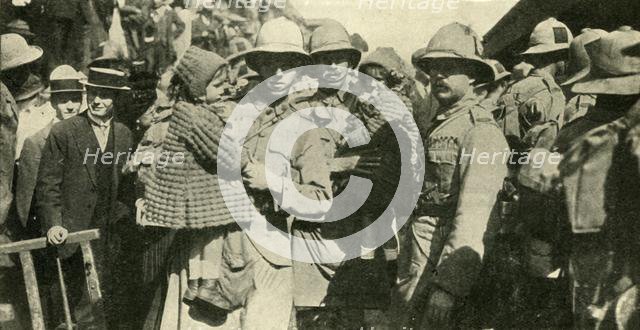 British colonial forces at Johannesburg, South Africa, First World War, 1914, (c1920). Creator: E Green.