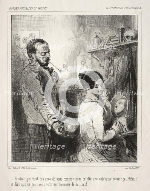 Baliverneries Parisiennes. Creator: Paul Gavarni (French, 1804-1866).