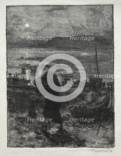 La Récolte du Sable. Creator: Auguste Louis Lepère (French, 1849-1918).