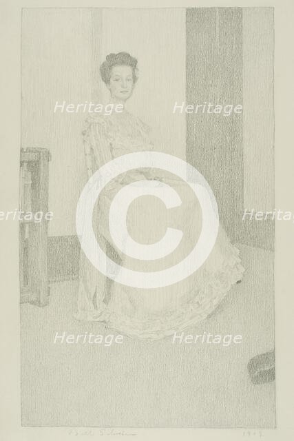 Ethel Randolph, 1903. Creator: Belle Silveira Gorski.