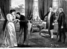 "A Leader of Men," the new play at the Comedy Theatre, 1895. Creator: George Meisenbach.