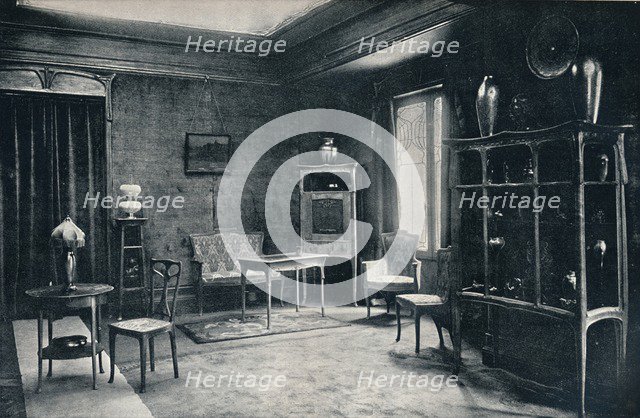 'A drawing-room by E. Colonna', 1900. Artist: Unknown.