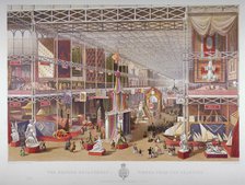 The Great Exhibition, Hyde Park, Westminster, London, 1851.                                      Artist: William Simpson