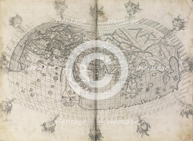 World map, before 1482. Creator: Unknown.