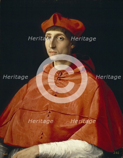 Portrait of a Cardinal, c. 1510. Artist: Raphael (1483-1520)