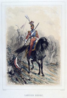 'Red Lancer', 1859.  Artist: Auguste Raffet