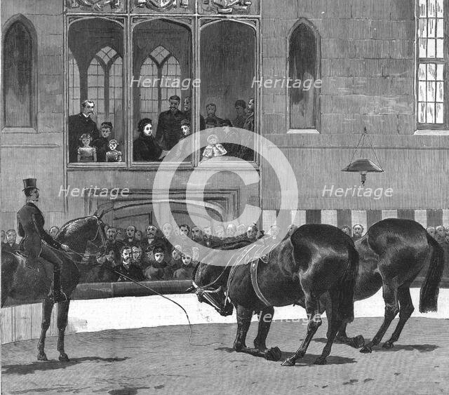 'Performance by Hengler's Circus before the Queen at Windsor', 1886. Creator: Unknown.