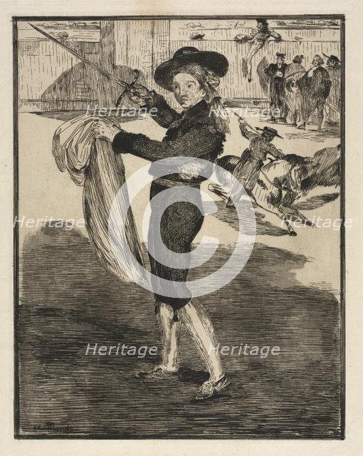 Mille, Victorine in the costume of an Espada. Creator: Edouard Manet (French, 1832-1883).
