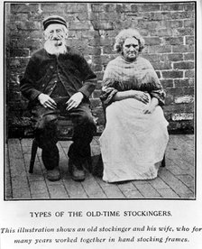 'Types of the Old-Time Stockingers', c1890s(?). Artist: Unknown