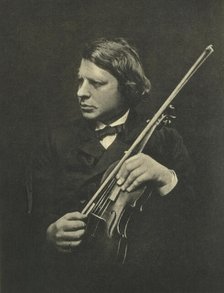 Portrait of the violinist and composer Joseph Joachim (1831-1907). Creator: Cameron, Julia Margaret (1815-1879).