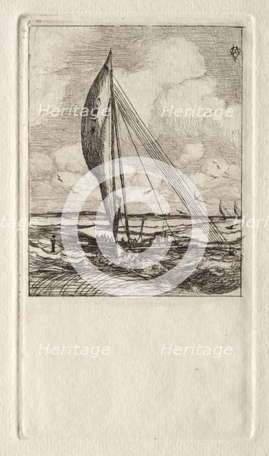 Swift Sailing Proa, Mulgrave Archipelago, Oceania, 1866. Creator: Charles Meryon (French, 1821-1868).