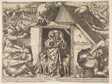 The Parable of the Good Shepherd, 1565. Creator: Philip Galle.