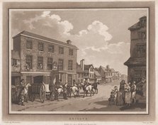Reigate (An Excursion to Brighthelmstone), June 1, 1790., June 1, 1790. Creators: Thomas Rowlandson, Samuel Alken.