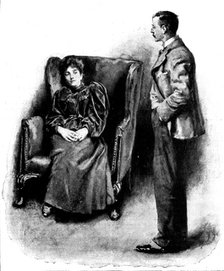 Eve's Ransom..."I am much obliged to him," said Eve, as she sank back in...luxurious repose, 1895. Creator: George Meisenbach.