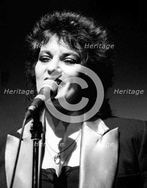 Dana Gillespie, Barry Cryer Centre, Carshalton, 1991.  Artist: Brian O'Connor.