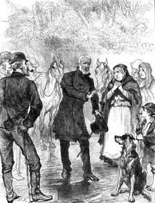 Irish Sketches: an itinerant orator, a sketch near Killarney, 1880. Creator: Unknown.