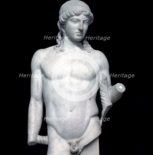 'Apollo', old replica of an original from 5th century b.C.