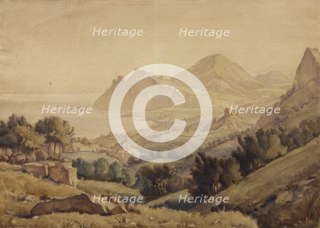 Ancient town. Artist: Bogayevsky, Konstantin Fyodorovich (1872-1943)