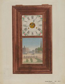Thirty Hour Clock, c. 1936. Creator: Vincent P. Rosel.