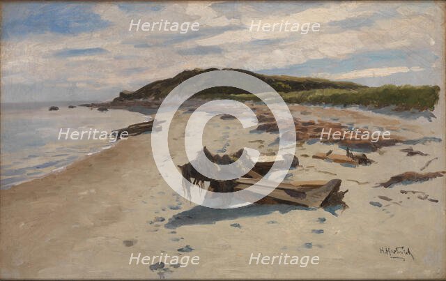 Cape Cod, Beach, 1894. Creator: Herman Hartwich.