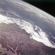 Earth from space - the Sudan, c1980s. Creator: NASA.