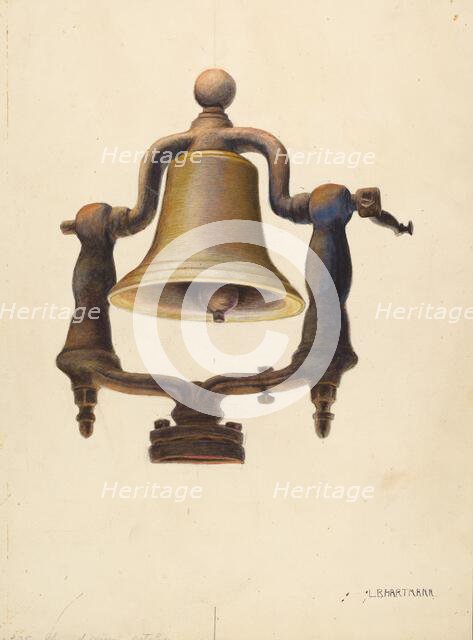 Bell, 1935/1942. Creator: L. B. Hartman.