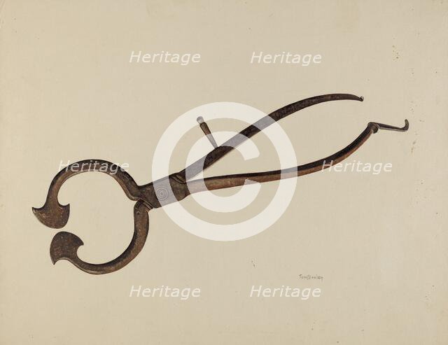 Loaf Sugar Cutter, c. 1942. Creator: Thomas Dooley.