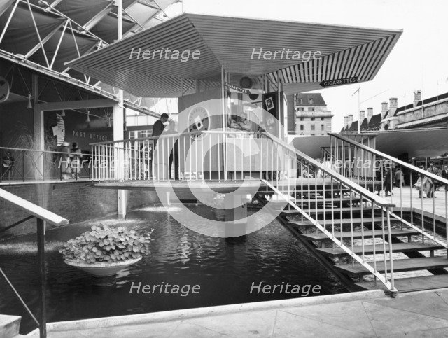 Tobacco kiosk, Festival of Britain site, South Bank, Lambeth, London, 1951. Artist: Unknown.