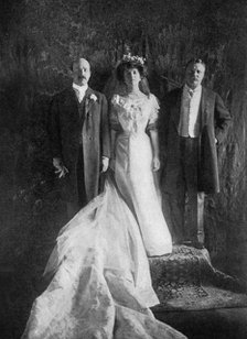 President Roosevelt and Mr and Mrs Longworth, 1906, (1908). Artist: Unknown