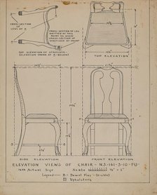 Chair, 1935/1942. Creator: Francis Law Durand.