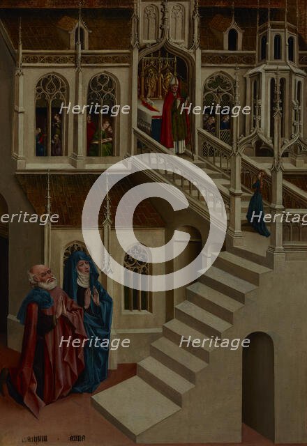 The Presentation of the Virgin Mary, 1457. Creator: Koerbecke, Johann (ca. 1415-1491).