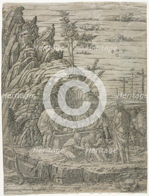 The Entombment with the Four Birds. Creator: Andrea Mantegna (Italian, 1431-1506), school of.