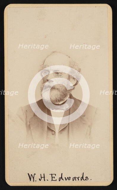 Portrait of William Henry Edwards (1822-1909), Circa 1870s/1880s. Creator: J & W Vincent.