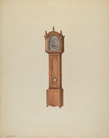 Tall Clock, c. 1938. Creator: Lawrence Phillips.